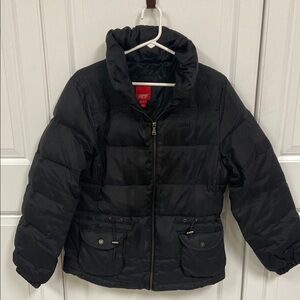 Esprit Women's Black Quilted Puffer Jacket  Size Medium